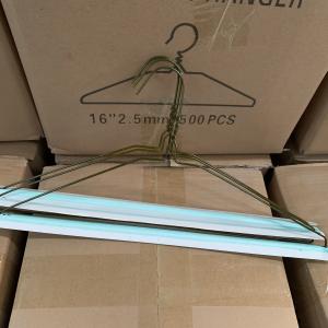 Wholesale 16 Inch Thin Clothes Hangers , 13.5 Gauge Heavy Duty Metal Clothes Hangers from china suppliers
