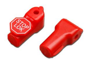 Wholesale COMER chain stores EAS supermarket magnetic red hook lock from china suppliers
