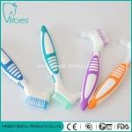 Nylon Bristle Oral Care Denture Tooth Brush Two Head