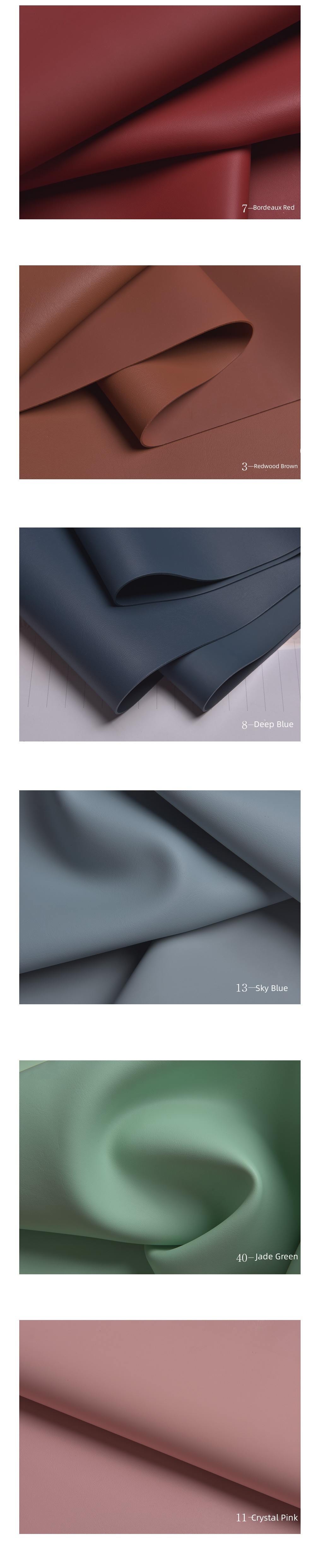 1.4mm Silicone Leather Fabric Eco Friendly Table Mat Double Sided Leather