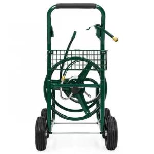 Wholesale Stainless Steel Garden Water Hose Reel Cart 500KGS Weight Capacity for Iron Gardening from china suppliers