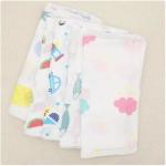 Natural Bamboo Muslin Fabric 100 Cotton Enviroment Friendly Customized Material