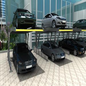 Wholesale Vertical Double Decker Parking System Steel Two Post Parking Lift from china suppliers