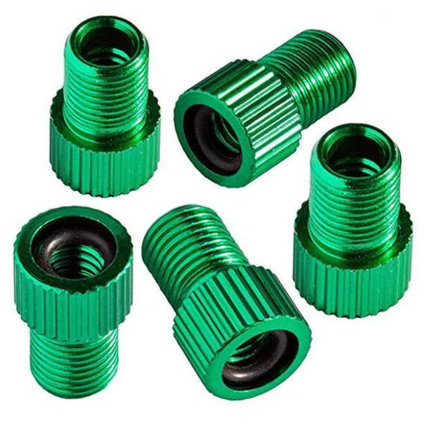 Aluminum Alloy CNC Turning Parts Valve Adapter Bicycle Road Racing Bike Inner Tube