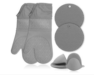 Wholesale Extra Long Oven Mitts Pot Holder CIQ Approved Stainresistant Thickened Lining from china suppliers