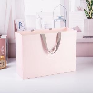 Wholesale 28.5*8*40cm Pink Paper Bags Custom Logo from china suppliers