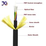 2km Length AT/HDPE Jacket Overhead ADSS Fiber Optic Cable