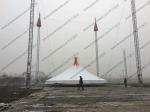 Circular Colorful Waterproof Aluminum Frame Outdoor Tent with Pagoda High Peak