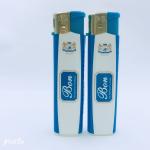 BBQ Print Logo and Black Cap Disposable Electronic Cigarette Lighter Model NO.