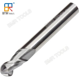 Wholesale HRC45 Solid carbide 2flute ball nose AlTiN Coating for metal milling 1mm to 20mm from china suppliers