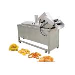 Food Grade 304 Stainless Steel Automatic Deep Fryer For Potato Finger Chips And