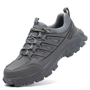 Wholesale Gray Industrial Safety Shoes Micro Fiber Sport Fashion Safety Shoes Waterproof S3 Standard from china suppliers
