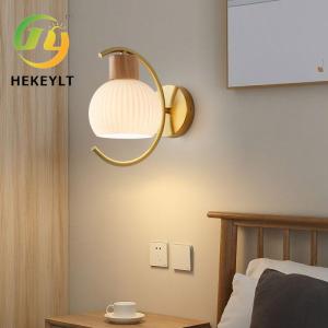 Wholesale Nordic Solid Wood Wall Light Simple Creative Porch Light Stairs Aisle Bedroom Headboard Wall Ligh from china suppliers