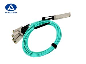Wholesale 850nm AOC Active Optical Cable , 100g QSFP28 To 4x25g SFP28 from china suppliers