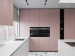 China Manufacturer Solid Wood Door Kitchen Cabinet Furniture Made in Foshan