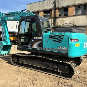 Wholesale Second Hand Sk140 Kobelco Excavators Used Kobelco Digger 14000KG High Performance from china suppliers