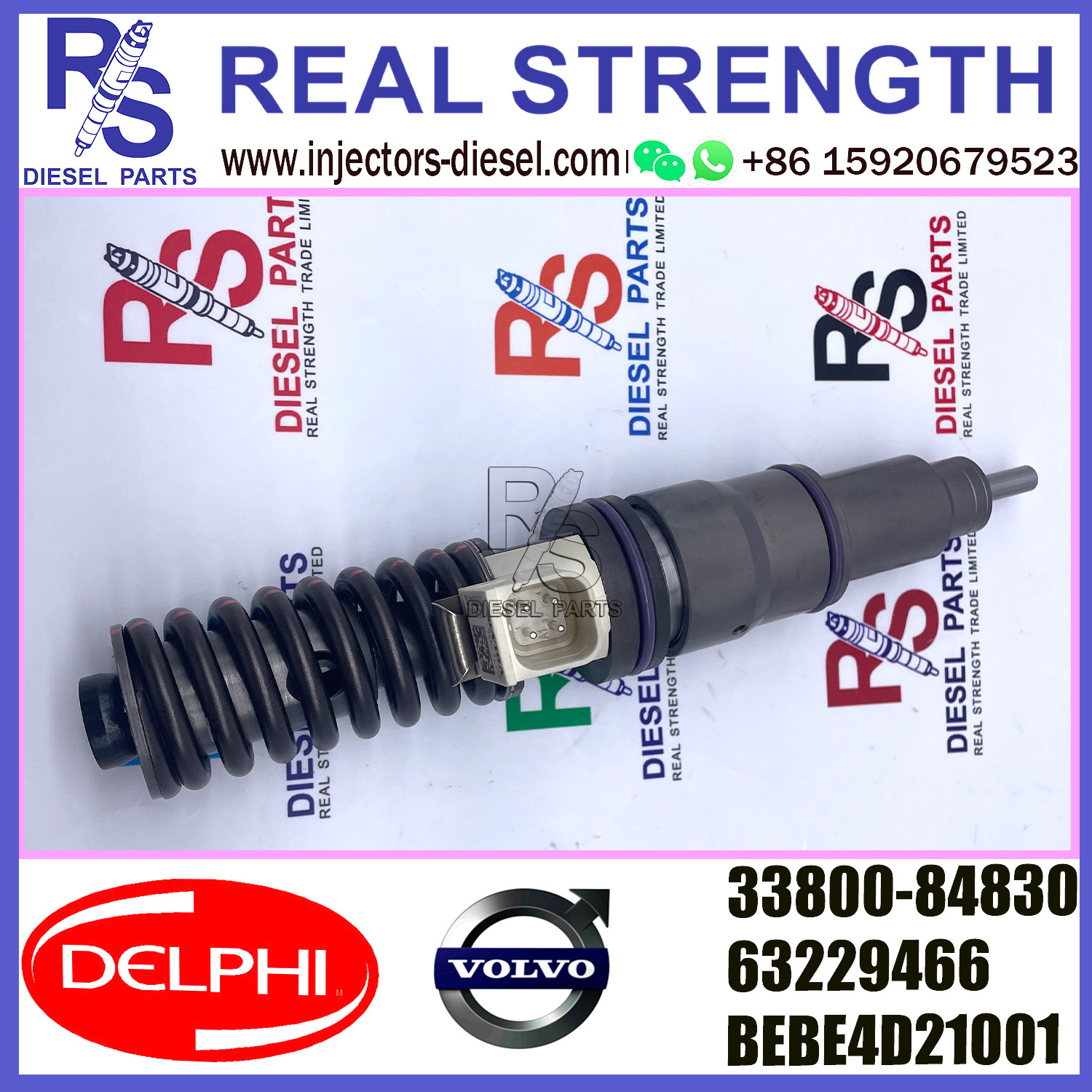 V-O-L-V injector 33800-84830 BEBE4D21001 Fuel Injection Injector 63229466 BEBE4D21001 E3.18 for HYUNDAI H ENGINE