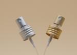 Clip Type Mist Sprayer Pump , Aluminum Fine Mist Sprayer Silver / Gold Color