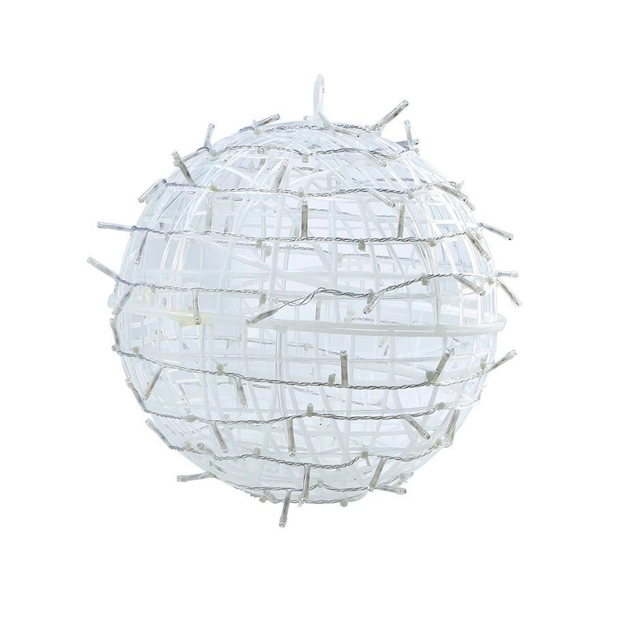20 30 40 50CM Globe Fairy String Lights Outdoor Party Wedding Garden Decor Christmas Tree Rattan Ball Hanging Garlands Lights