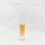 Glass Body Material Cork Cap 375ml Long Neck Wine Bottle for Frosted Slim