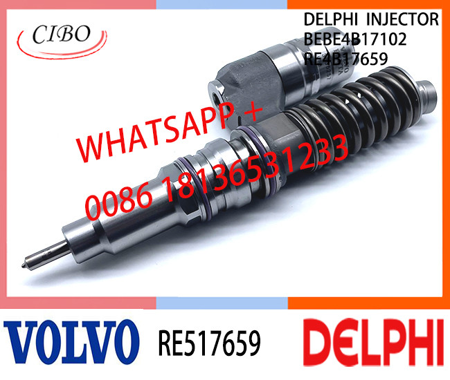 VOL RE517659 BEBE4B17102 Fuel engine Diesel Injector RE517659 BEBE4B17102 A3 for VOL 6125 TIER 2 -OH - MID POWER