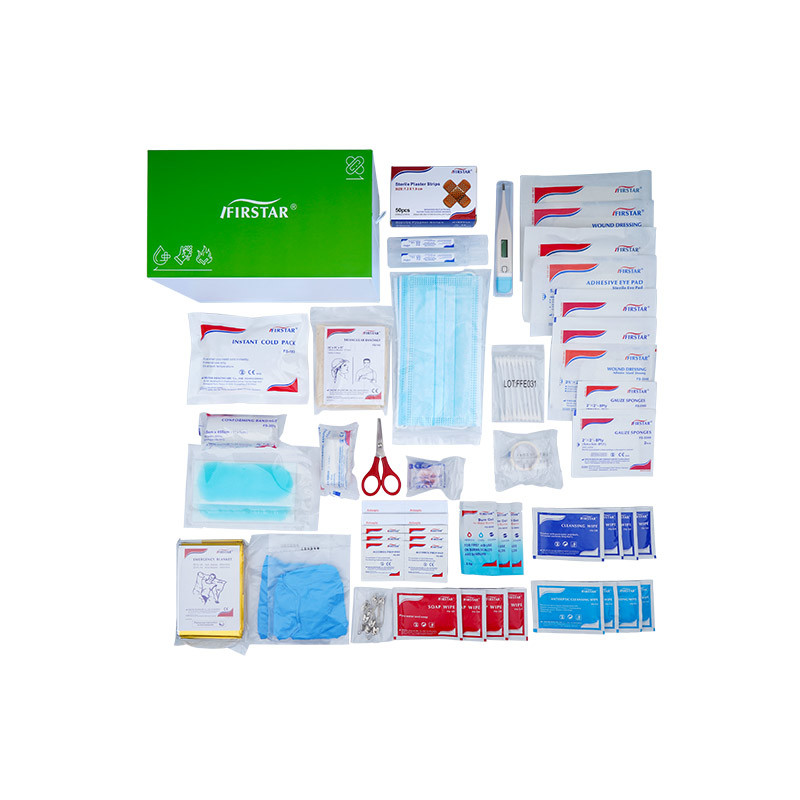 Recycle Cardboard First Aid Kit Boxes For Office Industries Home Vehicle 21*15*12CM