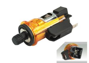Wholesale ESQ6108 Orange cigarette lighter 120W DC12V Push Button Fits Most Automotive Vehicles from china suppliers