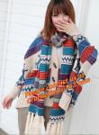 Fashion hand knitted wool shawl scarfs, knit crochet scarf,hand knit Scarf, Red