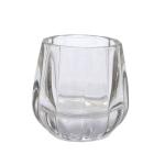 Pumpkin Shaped Embossed Glass Candle Holders For Tealight