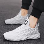 Leisure Breathable Fly Woven Upper Outdoor Shoes With Blade Soles For Men'S