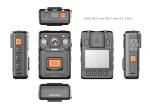 4G Wifi Body Worn Surveillance Cameras Ambarella H22 Chinpsets For Police