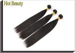 Brazilian Human Hair Grade 6A Virgin Hair , Silk Straight Human Hair Weave Weft