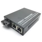 Fiber Optic Transceiver Media Converter 10/100/1000Base-TX and 1000Base-SX 100