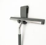 Bathroom Kitchen Car Squeegee Glass Cleaner With Silicone Hook 10 Inch
