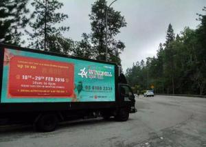 Wholesale 2R1G1B PH12 led screen billboard truck Mounted Installation , led display trailer from china suppliers