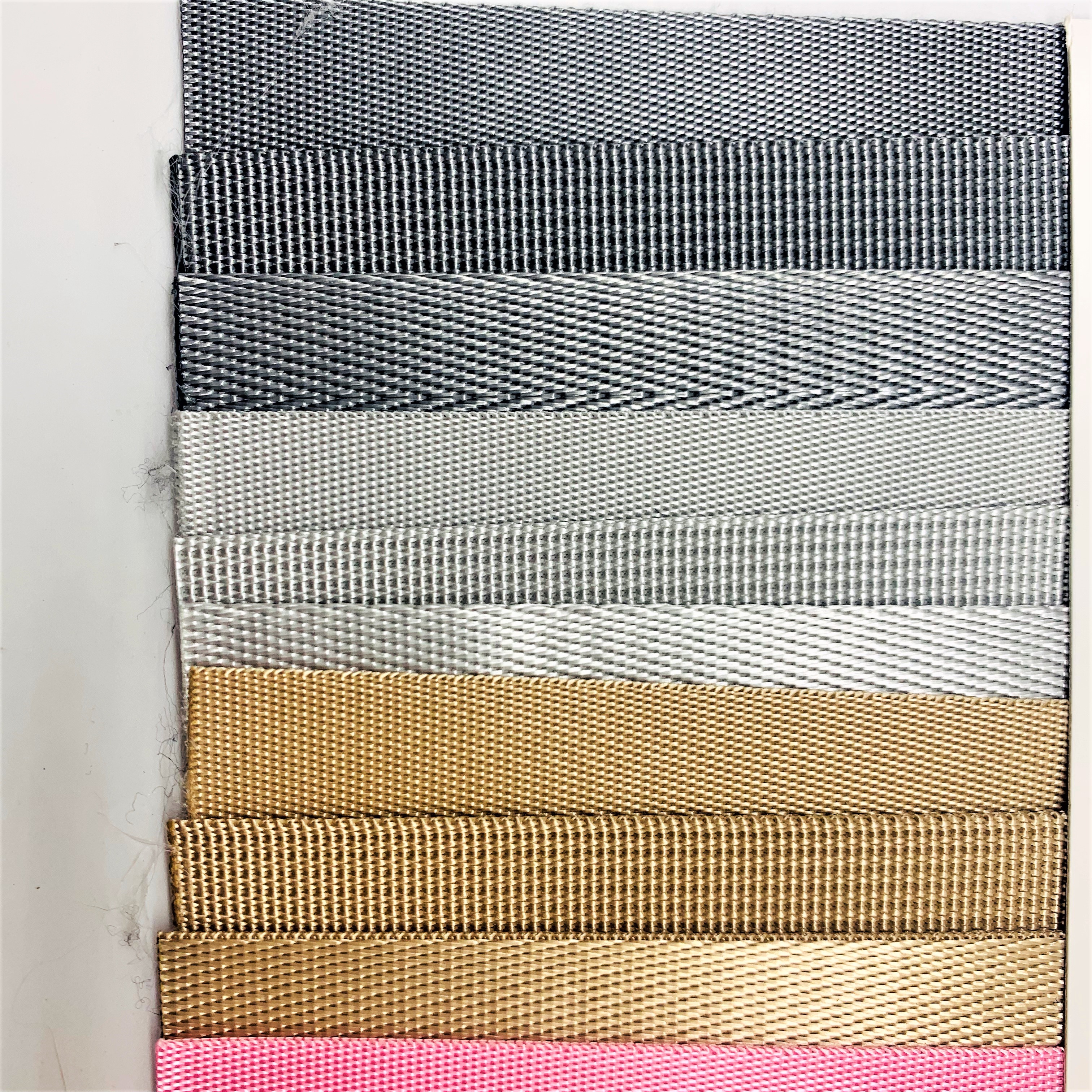 Seat belt car safty belt 100% Polyester PP polypropylene webbing Military schoolbag belt