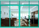 Powder Coating Green Aluminium Door Frame Profile 40 - 120um Film Thickness