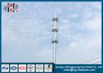 H15 - 60m Telecommunication Towers Anti - Rust Painted Telecommunication Steel