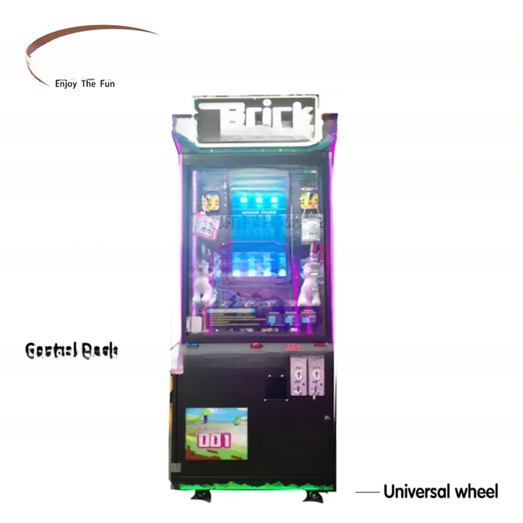 Amusement Center Prize Game Machine Brick Stacker Arcade Vending Machine
