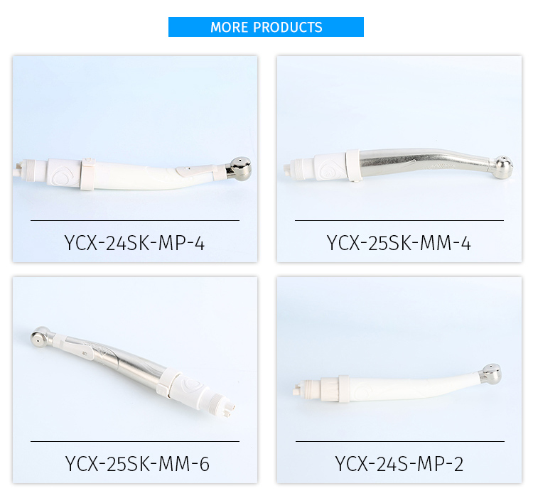 Portable Standard Dental Air Turbine Handpiece Low Noise Is Less Than 65 DB