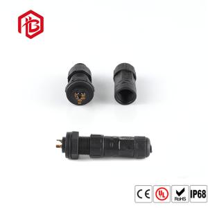 Wholesale Front Panel Mounted Metal PVC 4 Pin Waterproof Connector from china suppliers