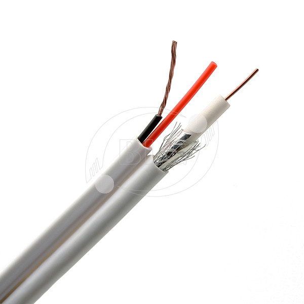 TV AV Distribution Flexible Coaxial Cable With 2 Core High Temperature Resistant