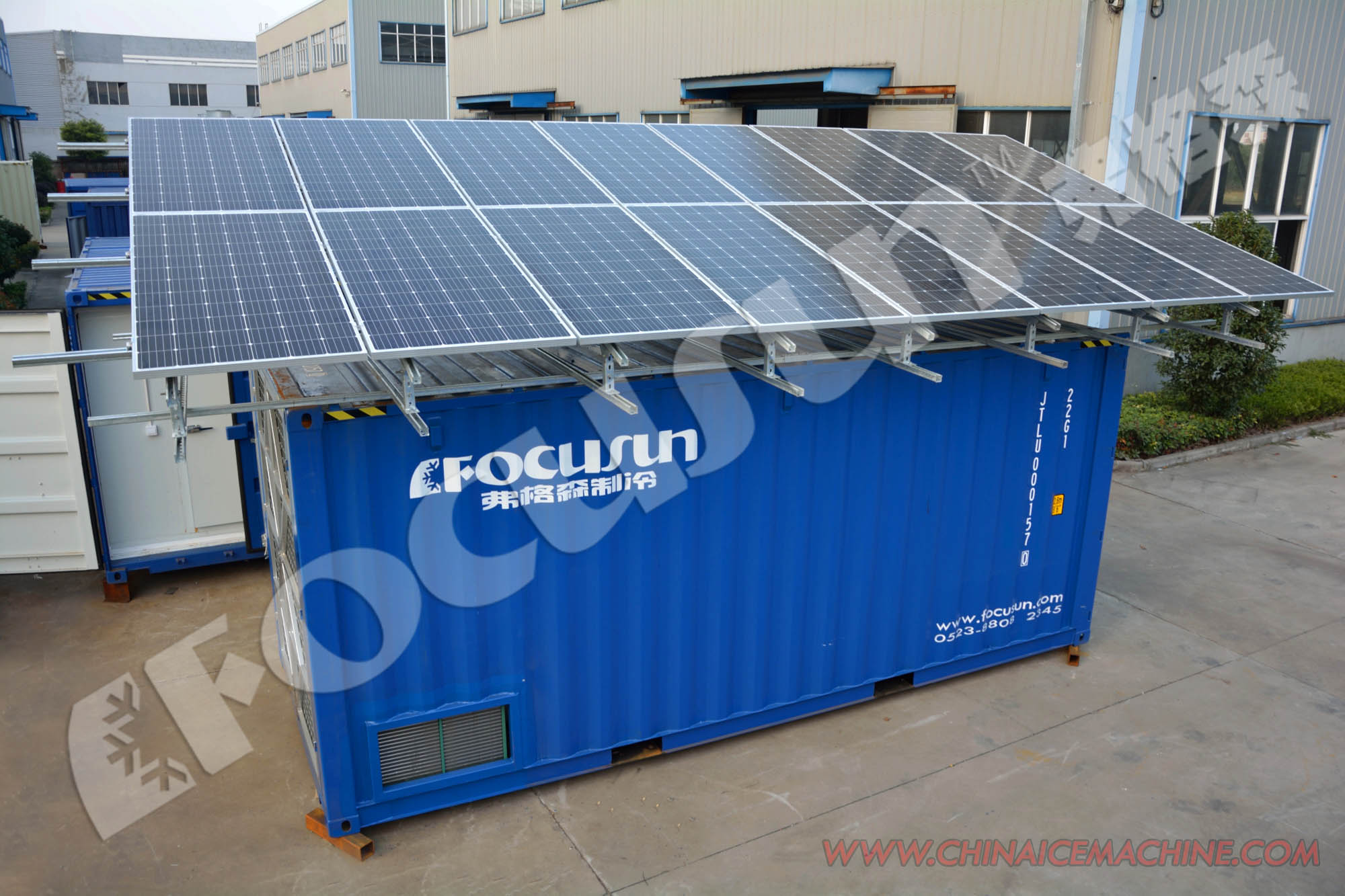 Camara de Frio Solar para Alimentos con Paneles Solares de 300w*16 y Inversor de 25KVA