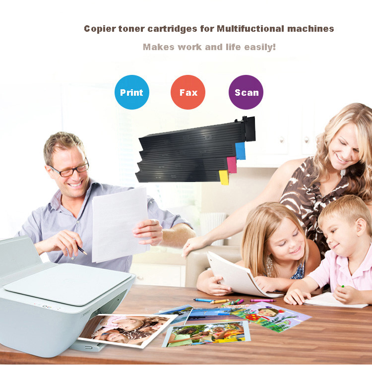 Black Bizhub 754 / TN711 Konica Minolta Bizhub Toner C654 CMYK Multipack