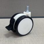 3/4/5Inch TPR Plastic Mute Wheel Twin Hospital Castors Medical Casters