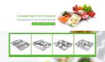 Aireline Rectangle Shaped, Disposable Aluminum Foil Pan, Take-Out Food