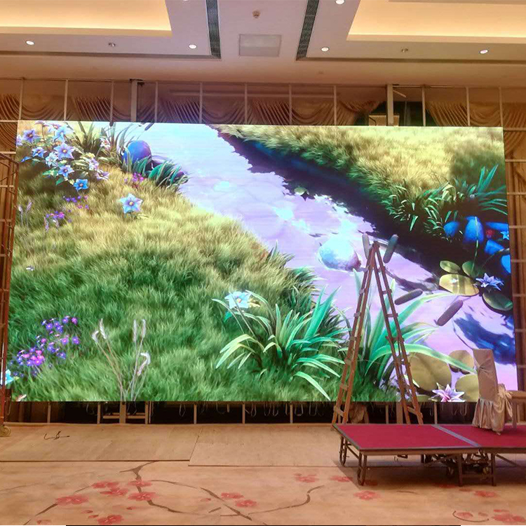 P3mm 0.45KG LED Display Outdoor Advertising With Switch Between Chinese And English