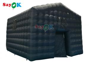 China Tarpaulin Inflatable Cube Tent With Led Lights Inflatable Wedding Party Tent on sale