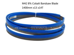 Wholesale M42 8% Cobalt Bandsaw Blade 1400mm x13 x14T For Cutting Both Wood and Steel Sheet from china suppliers