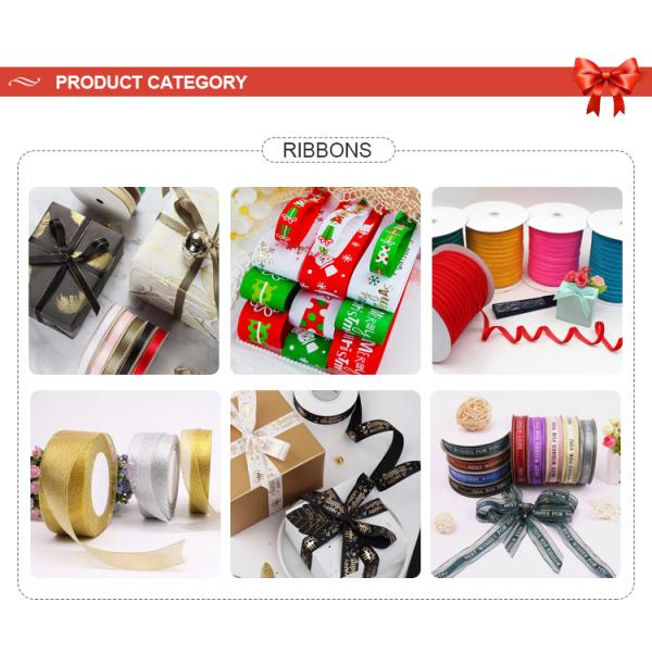 Wholesale Nylon Curling Moire ribbon Different Types Textile Custom Elastic Printed Grosgrain Ribbon